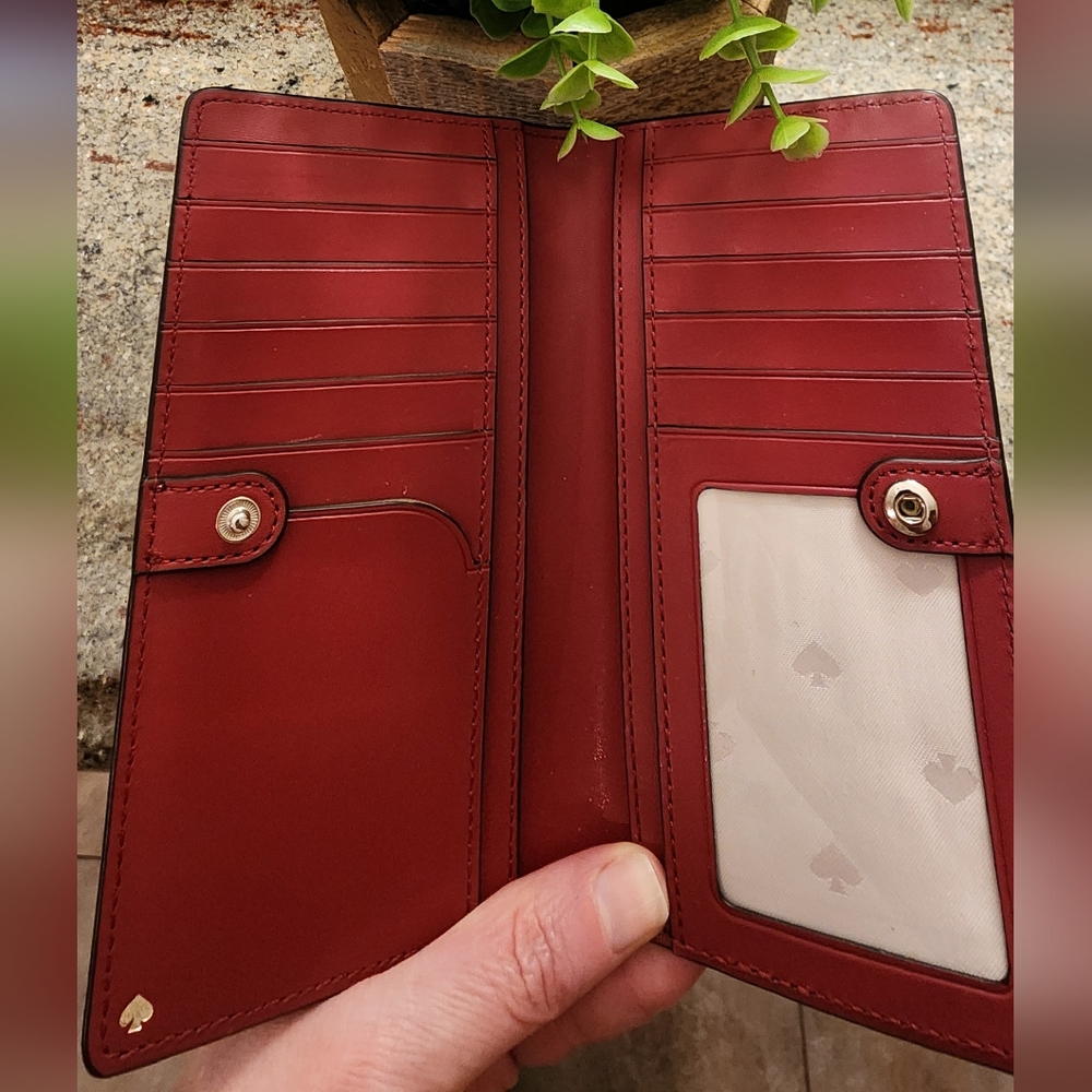 Kate Spade Red Wallet ❤️🤍❤️ - Picture 3 of 3